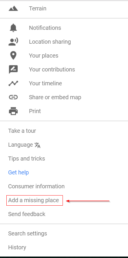 Local SEO Add a Missing Place