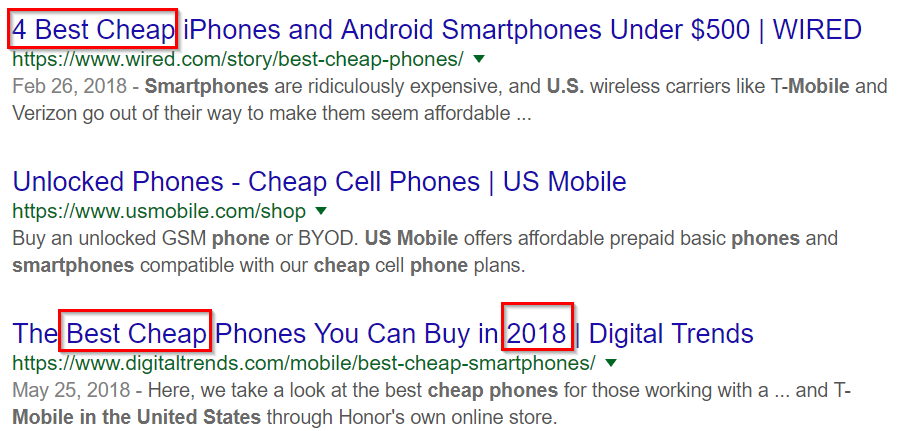 Use of Modifiers in SEO