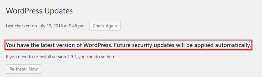WordPress Latest Version