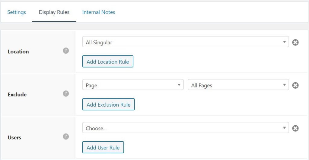 Display Rules in Elements Module Related Posts