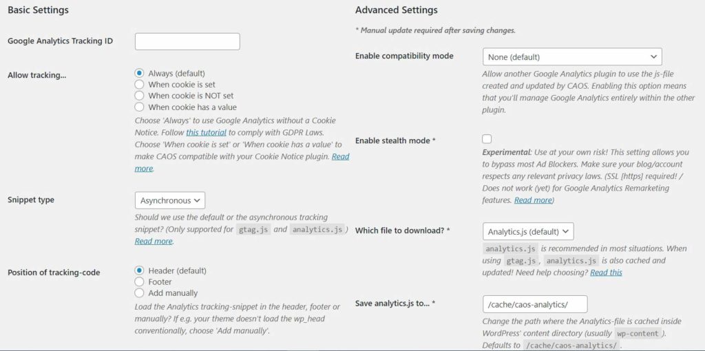 CAOS Plugin