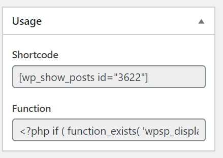 Recent Posts Shortcode
