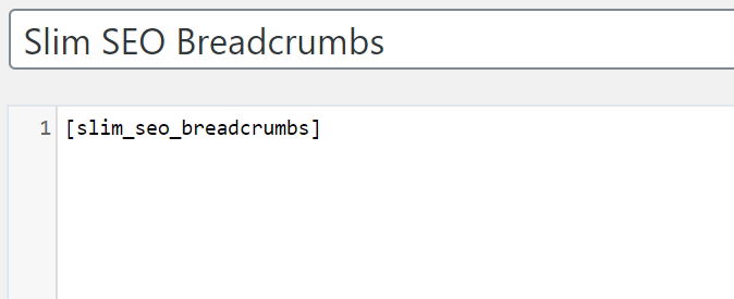 Slim SEO Shortcodes