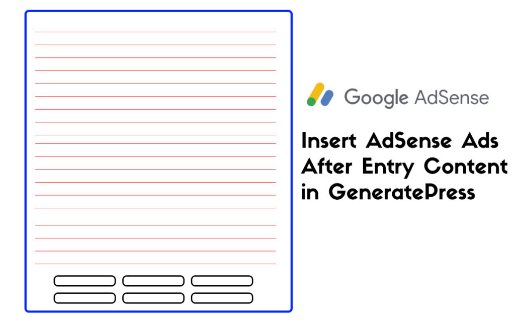 Insert AdSense Ads After Entry Content in GeneratePress