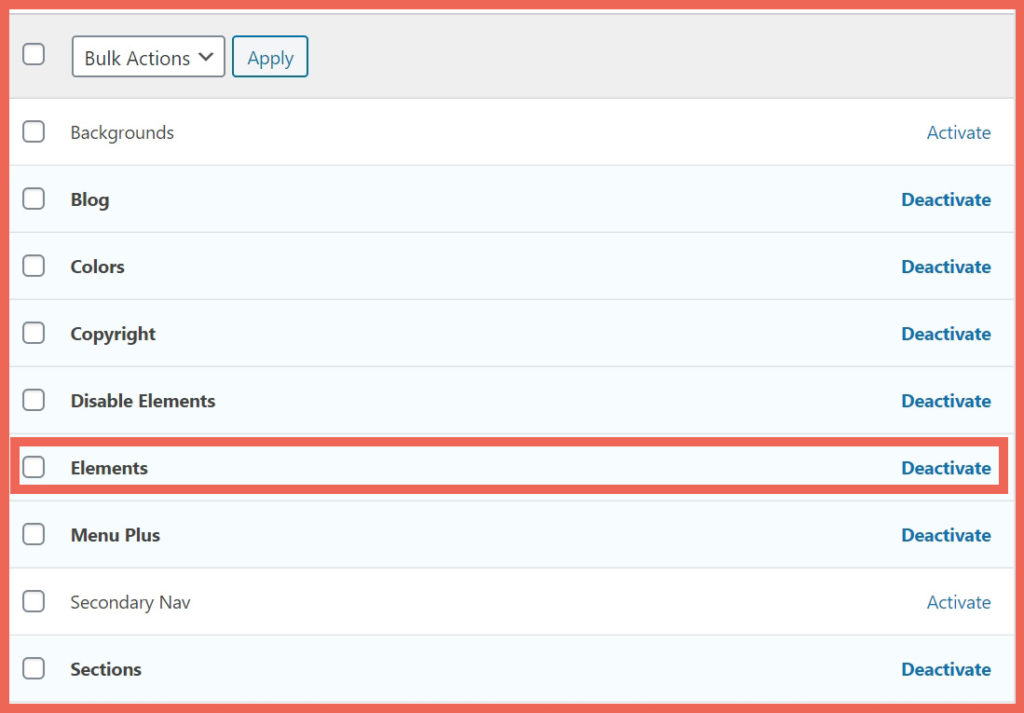 Activate Element Module in GeneratePress Theme