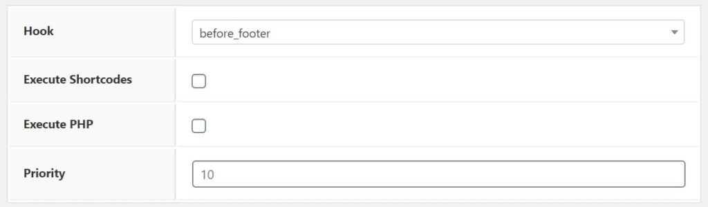 Before Footer Hook in GeneratePress Theme