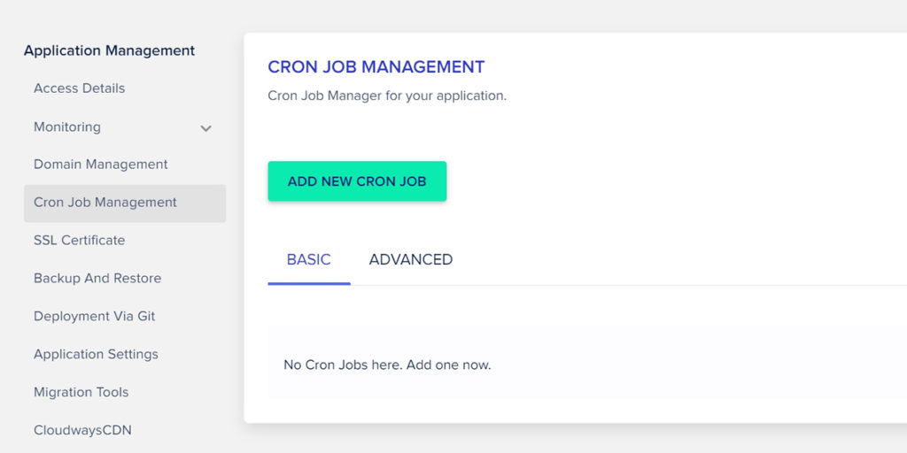 Cron Job Management