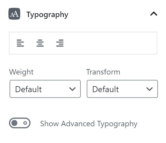 Typography Basic Component 