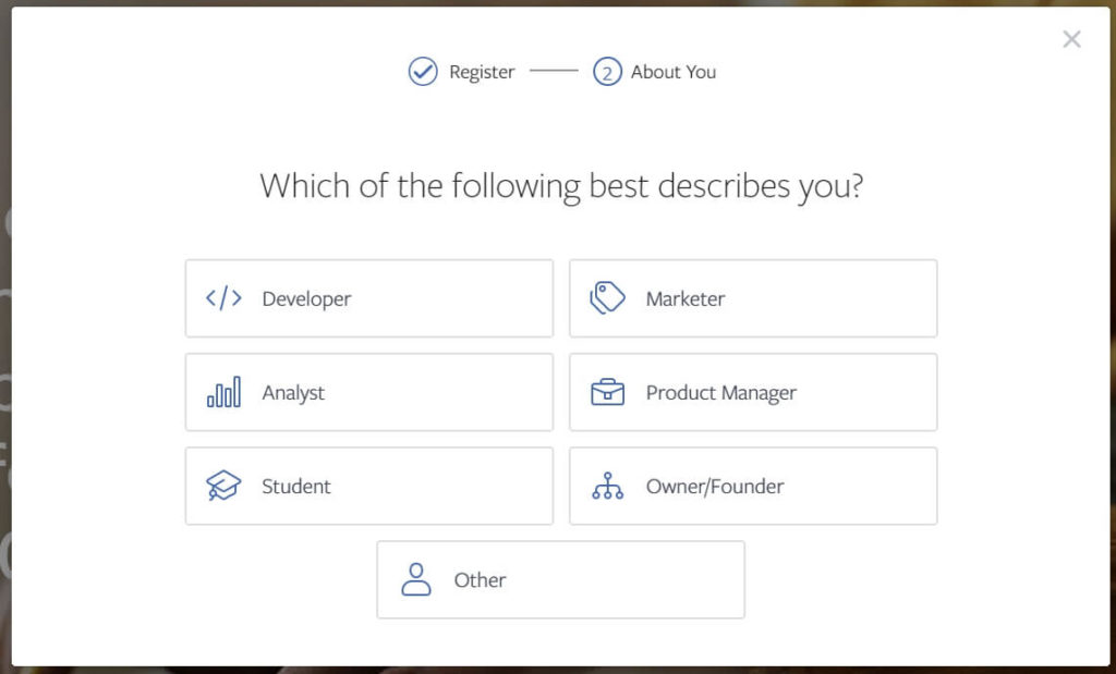 Facebook App Describe Yourself