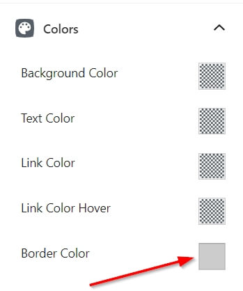 Author Box Colors Setting