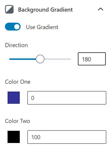 Background Gradient for Container