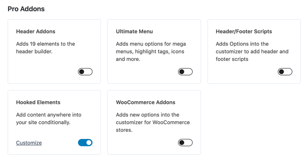 Enabling Hooked Elements in Kadence Theme