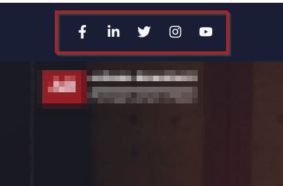 Links do not have a discernible name in Social Media Buttons